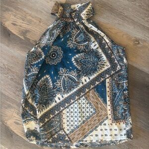 High neck halter top